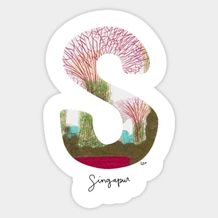 Bucket list destination - Singapur Sticker